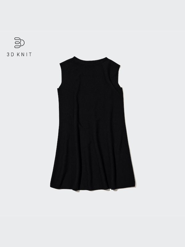 3Dコットンフレアワンピース（ノースリーブ・ミニ丈・72.5～83cm）