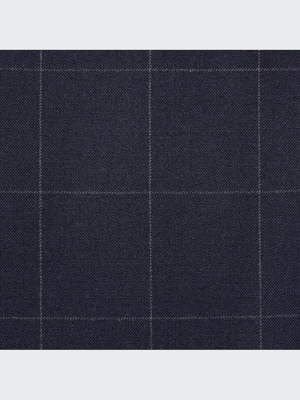 スマートアンクルパンツ（ウィンドウペン・丈長め76cm）