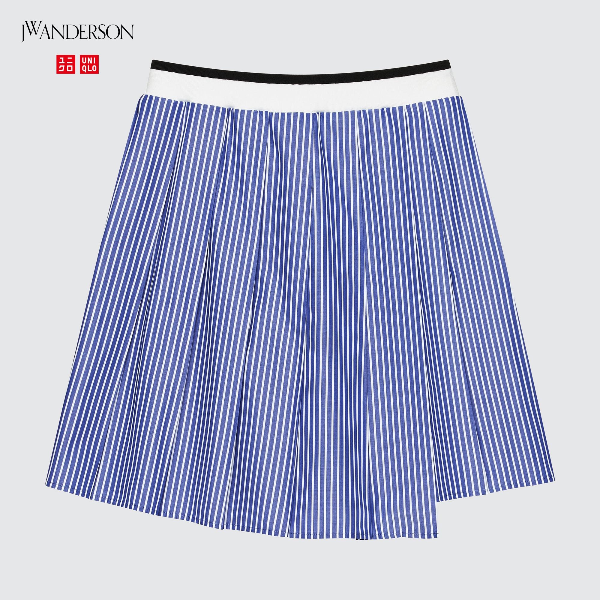 Uniqlo blue pleated clearance skirt