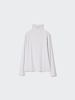 AIRism UV Protection High Neck Long Sleeve T-Shirt