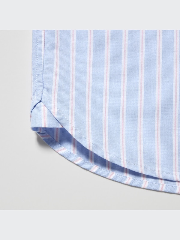 Oxford Striped Short Sleeve Shirt (Pullover)
