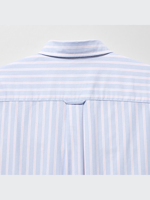 Oxford Striped Short Sleeve Shirt (Pullover)