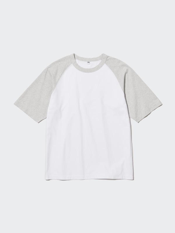 オーバーサイズラグランTシャツ（5分袖）
