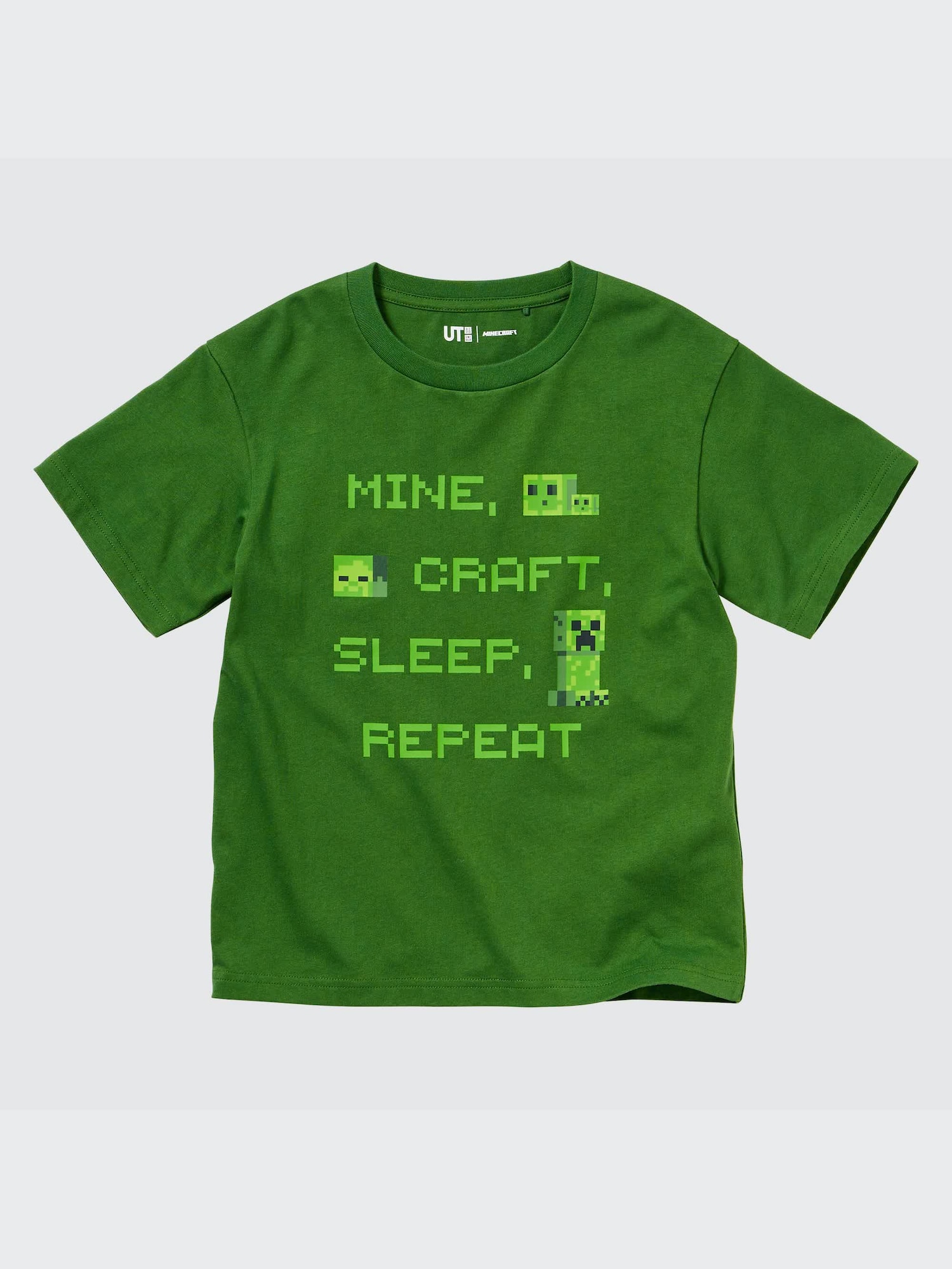 ユニクロ公式 | KIDS マインクラフト UT グラフィックTシャツ（半袖）