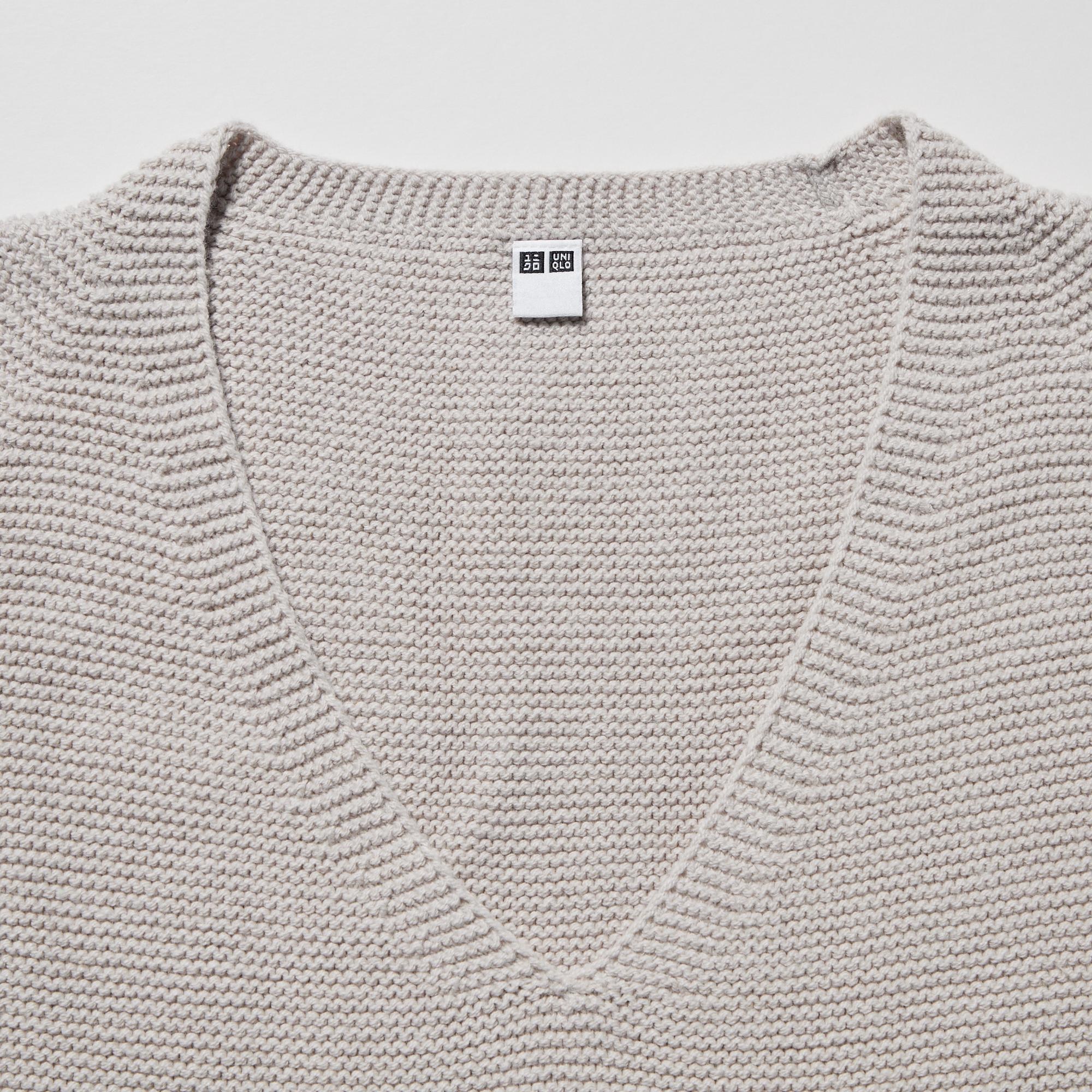 Uniqlo 3d clearance cotton cocoon sweater