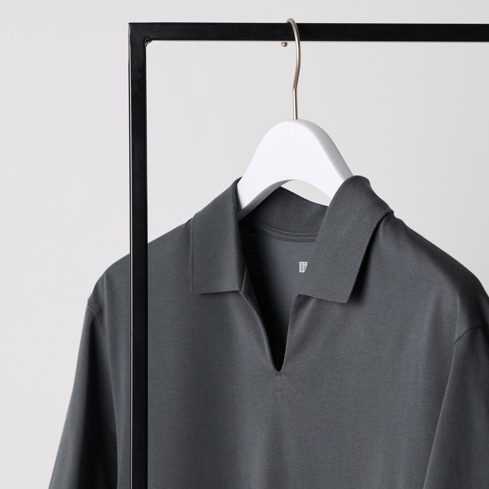 Uniqlo black outlet polo shirt