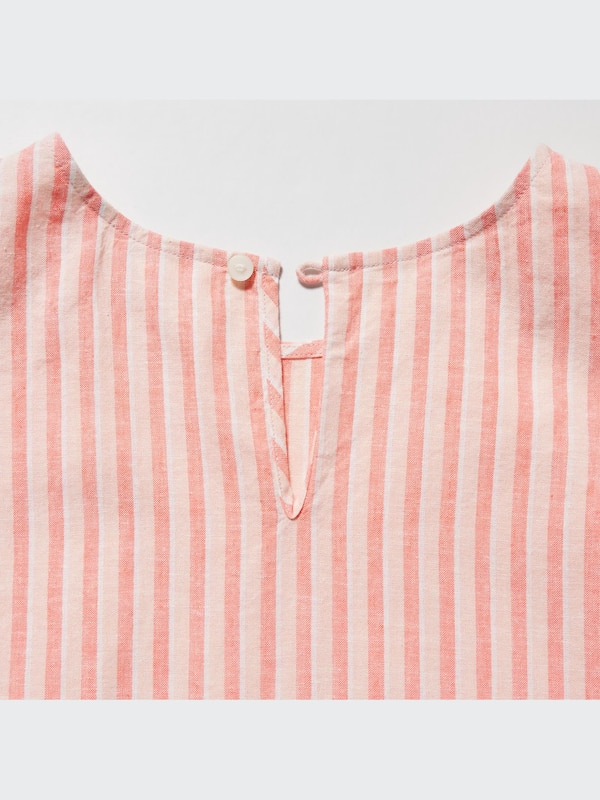 Linen Blend Sleeveless Blouse