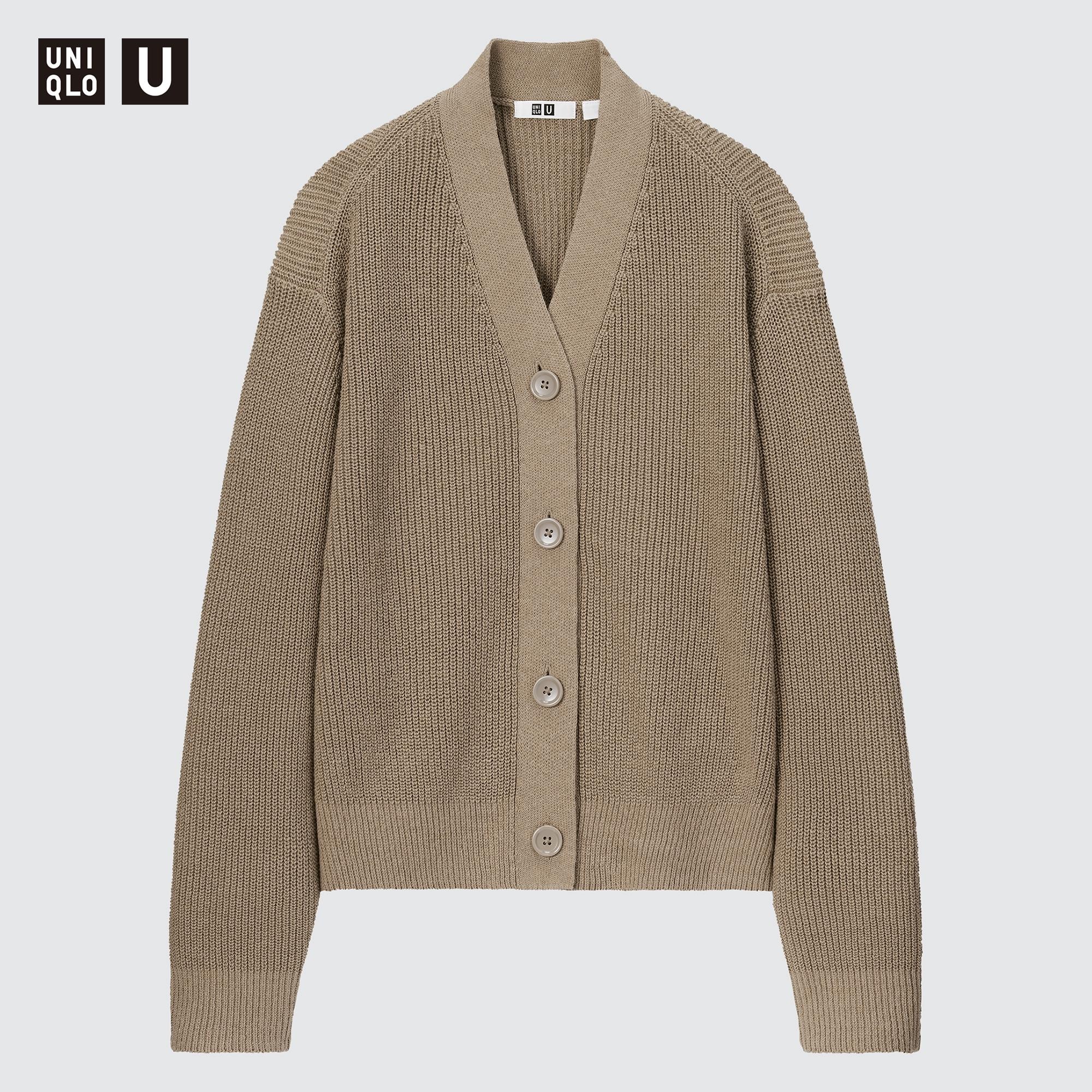 Uniqlo on sale merino cardigan