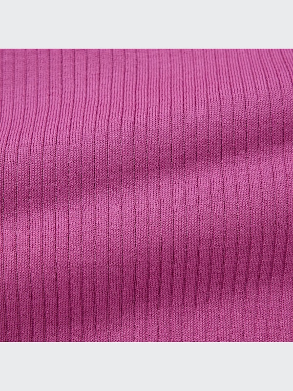 Cardigan Pendek Proteksi Sinar UV Kerah V (Rib)