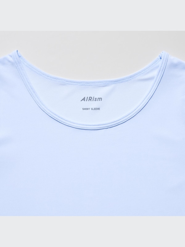 エアリズムメッシュUネックTシャツ