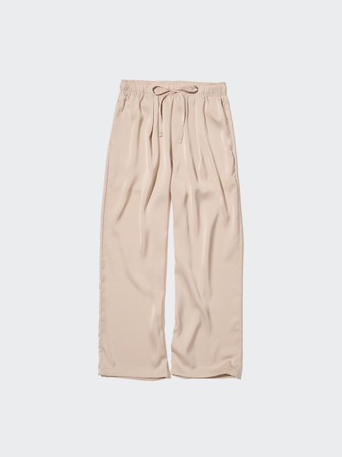 Cargo Pants Crepe Mens Silky Joggers Satin Drape Jogger Pants