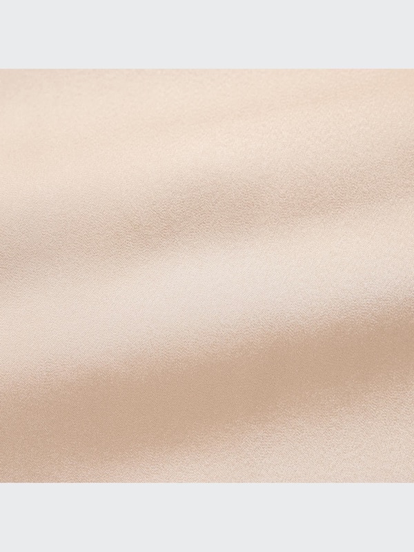 Satin Drape Straight Pants