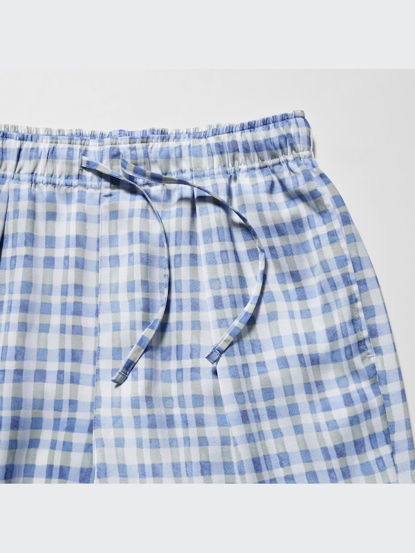 Satin Drape Straight Pants
