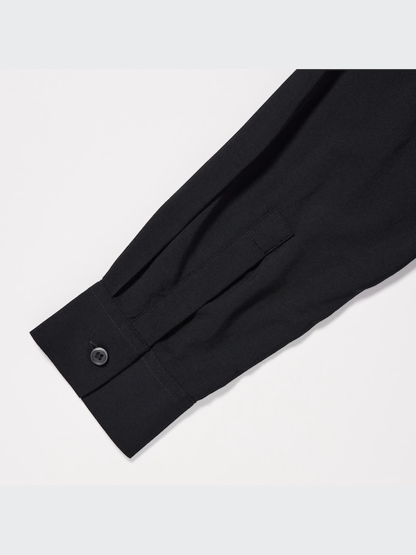 V Neck Long Sleeve Flare Dress