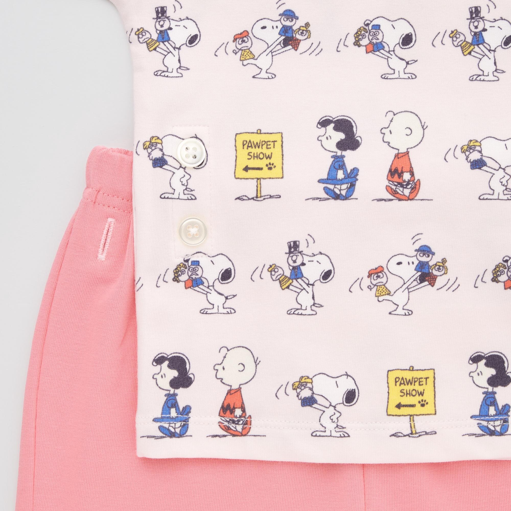 PEANUTS DRY SHORT SLEEVE PAJAMAS UNIQLO ID