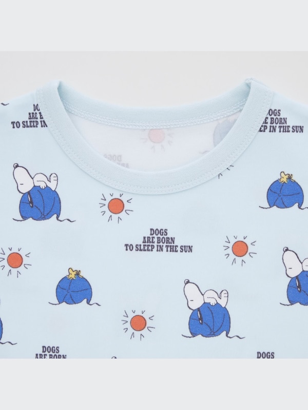 レトロ ピーナッツ ベビー ドライパジャマ（半袖）