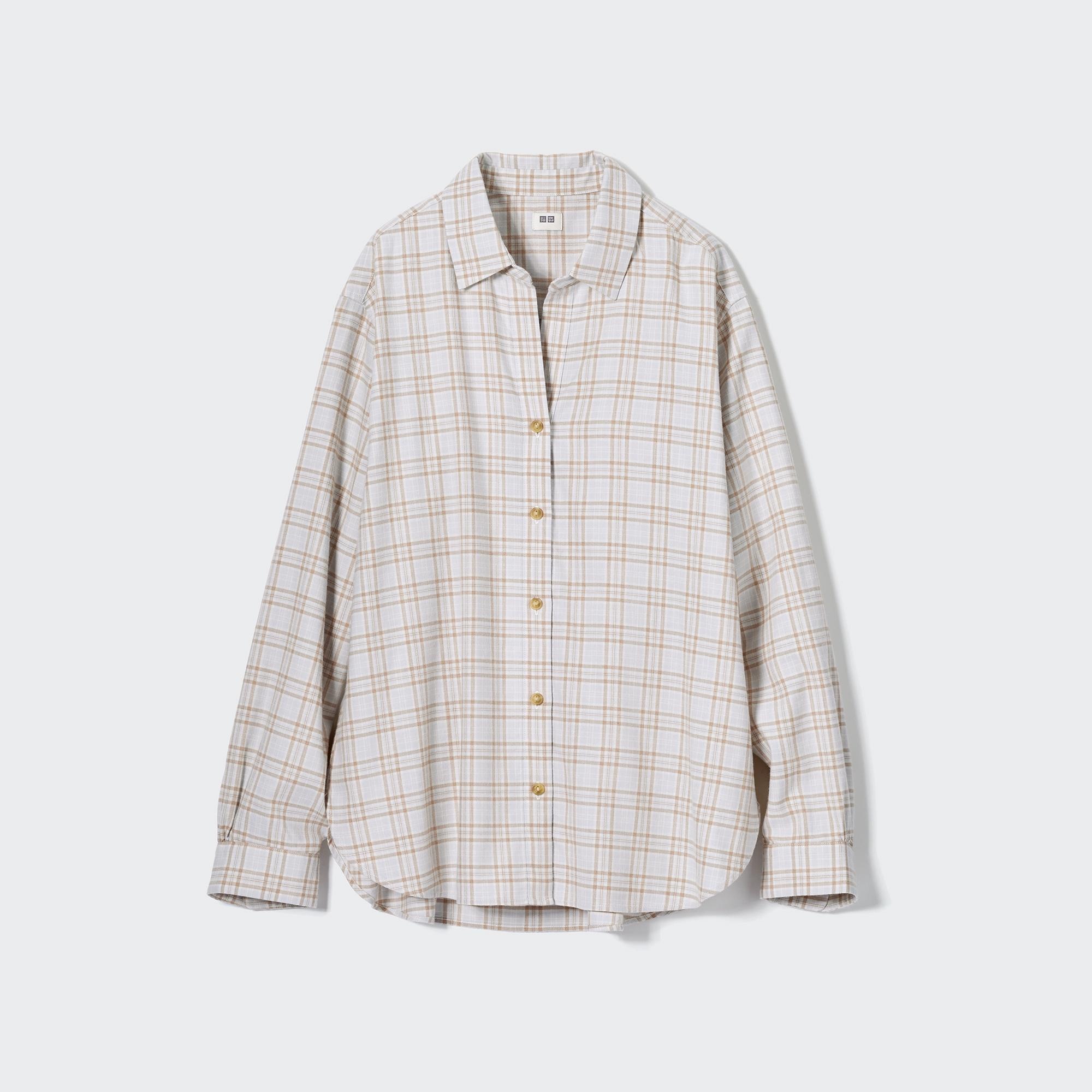 Soft Brushed Checked Long Sleeve Shirt