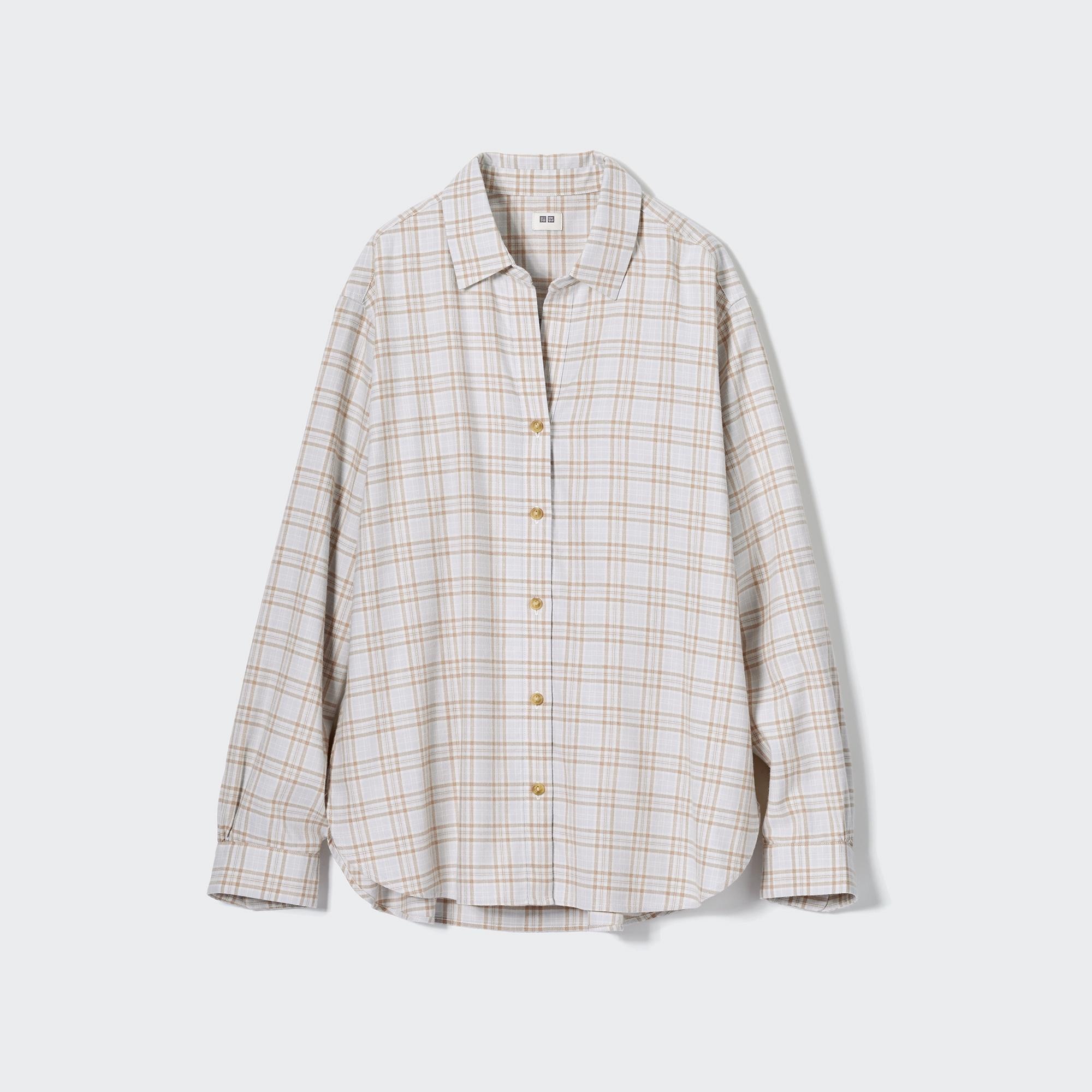 Linen Blend Open Collar Short Sleeved Shirt  UNIQLO UK