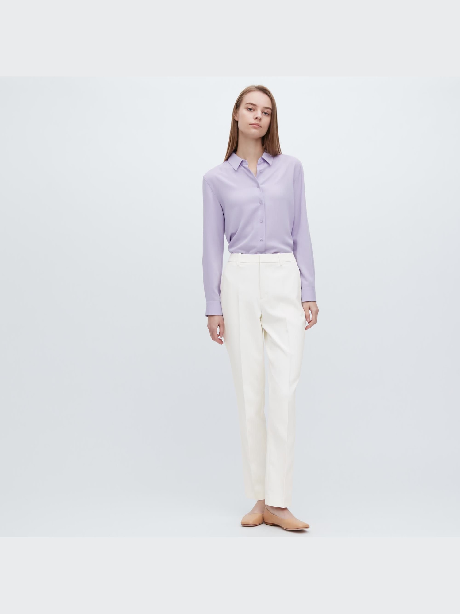 ユニクロ UNIQLO U テーラードジャケット リラックスストレートパンツ テーラードジャケット、リラックスストレートパンツ」の着用