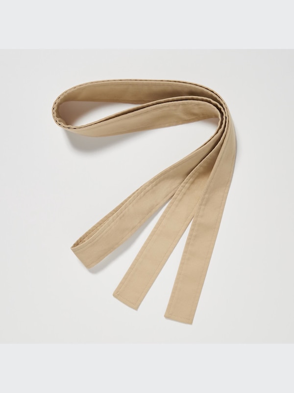 コットンAラインシャツワンピース（長袖・丈短め・103～114cm）