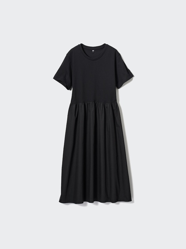 コンビネーションフレアワンピース（半袖・丈短め・106～117.5cm）
