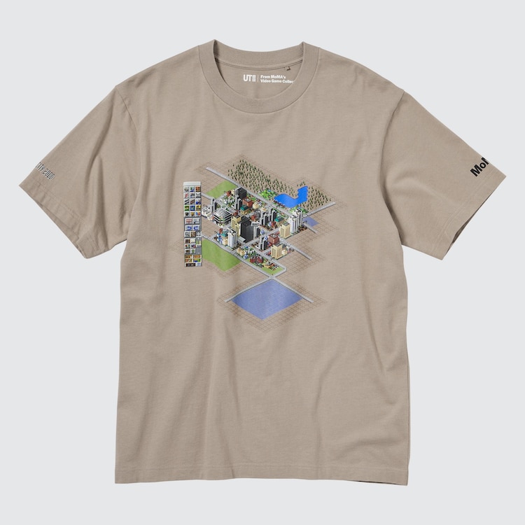 ビデオゲームコレクション from MoMA UT グラフィックTシャツ シムシティ（半袖・レギュラーフィット）