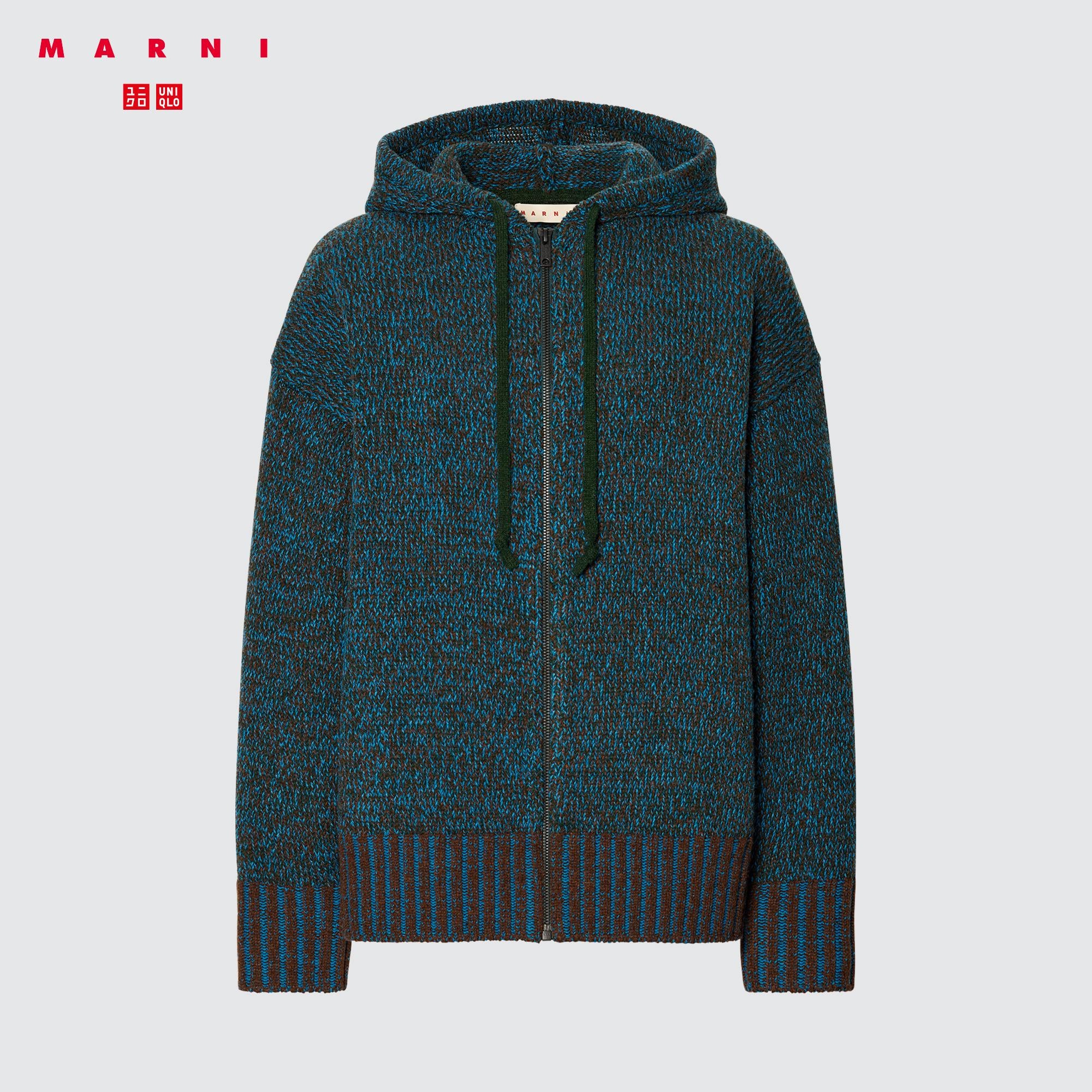 MARNI ユニクロ パーカー ミックスカラーニット オーバーサイズ