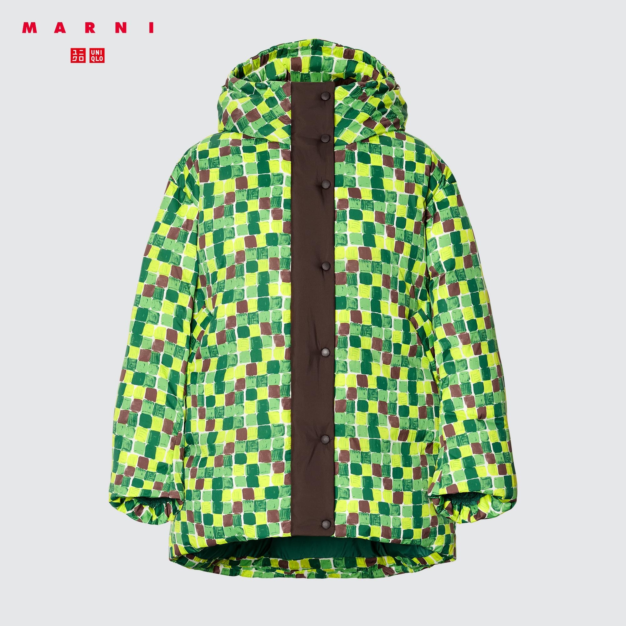 新品　ユニクロUNIQLO×MARNI　オーバーサイズダウンコート　ブルー　XS