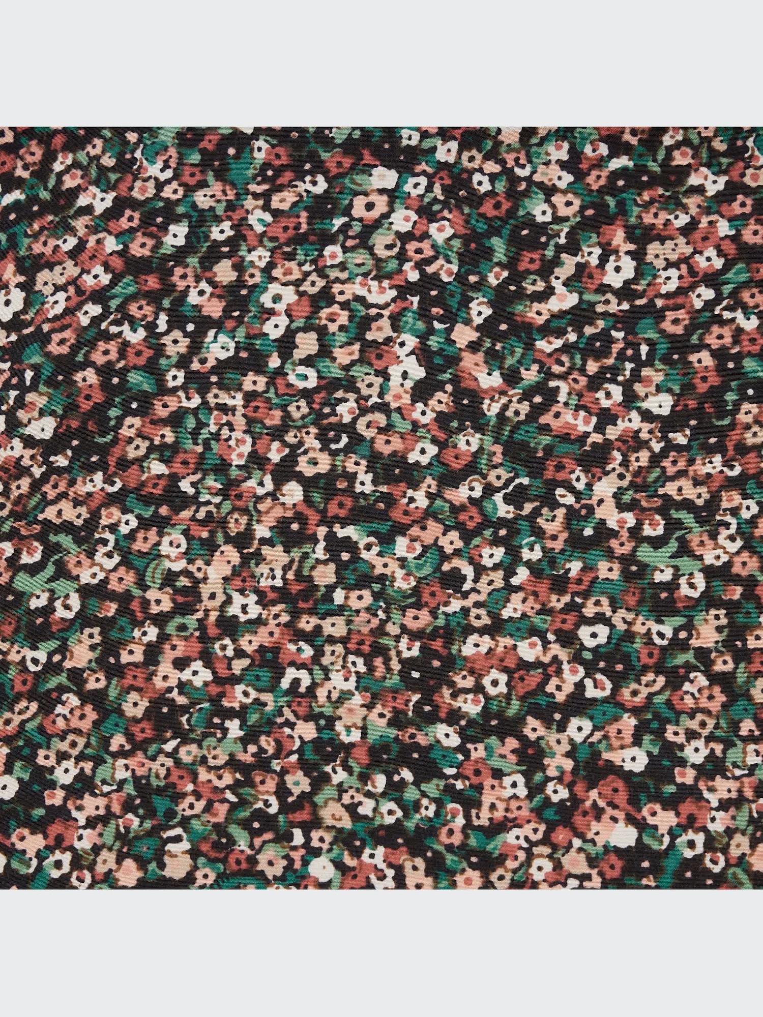 コントワーデコトニエ　花柄長袖ブラウス　シルク100%　シルクシャツ　Ｍ Comptoir des cotonniers - コントワーデコトニエ 花柄長袖ブラウス