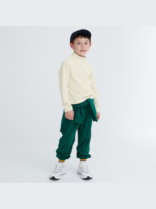 リブフリースハイネックTシャツ