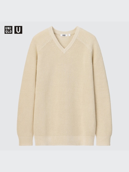 MEN'S U V NECK LONG SLEEVE SWEATER UNIQLO PH