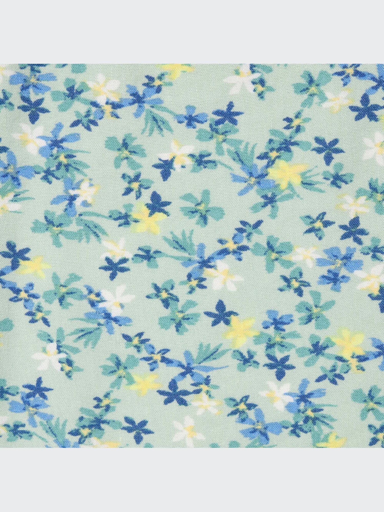 ユニクロ公式 | GIRLS リネンブレンドイージーショートパンツ（フラワー）