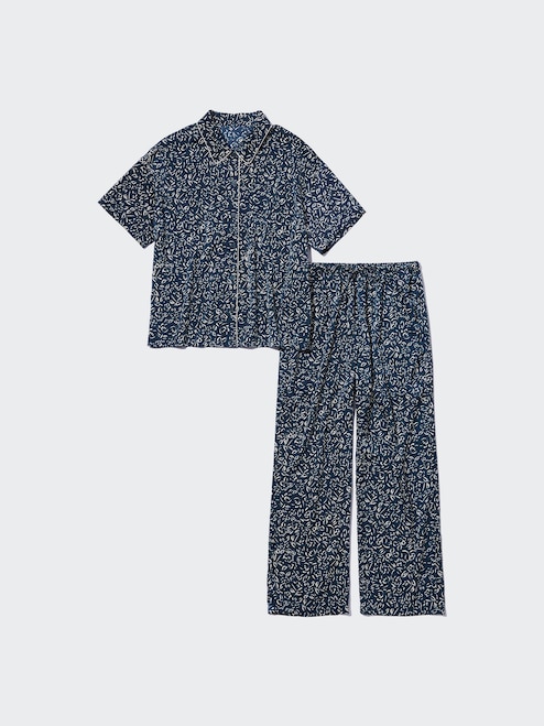 Uniqlo Satin Print Pajamas Uniqlo Satin Sleep Pants Pajamas