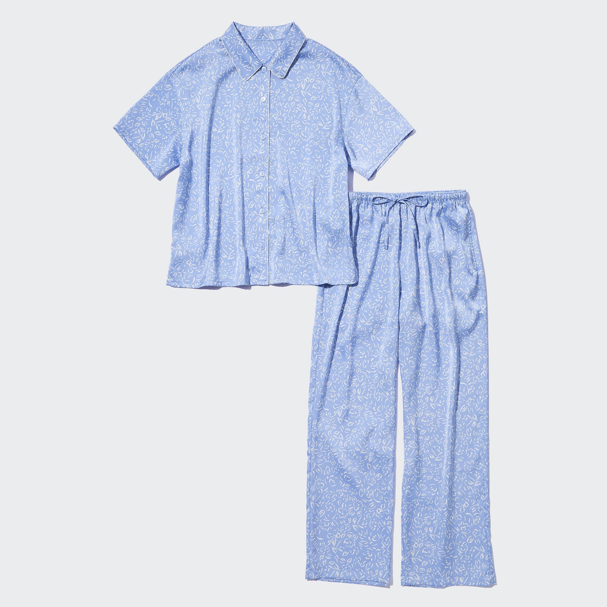 WOMEN S SATIN SHORT SLEEVE PAJAMAS UNIQLO PH