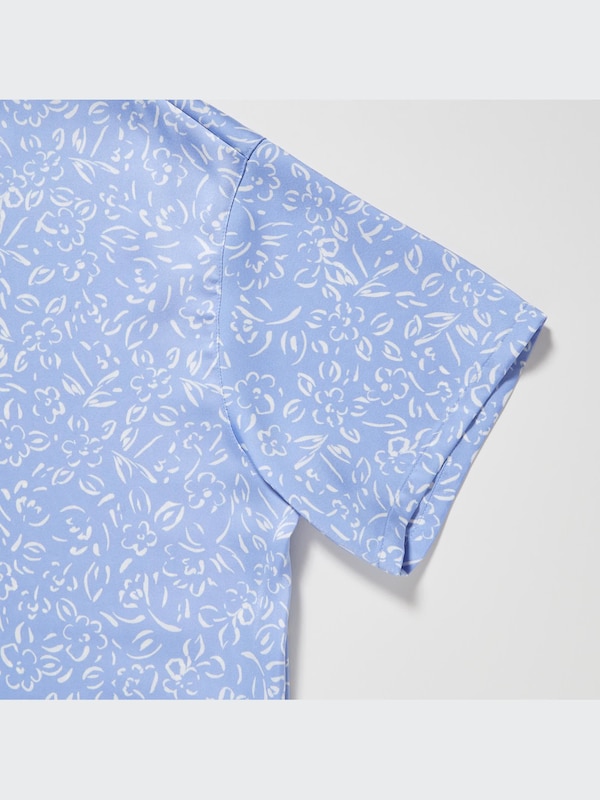 Piyama Satin Motif Lengan Pendek (Celana Panjang)