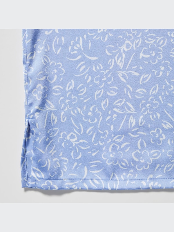 Piyama Satin Motif Lengan Pendek (Celana Panjang)