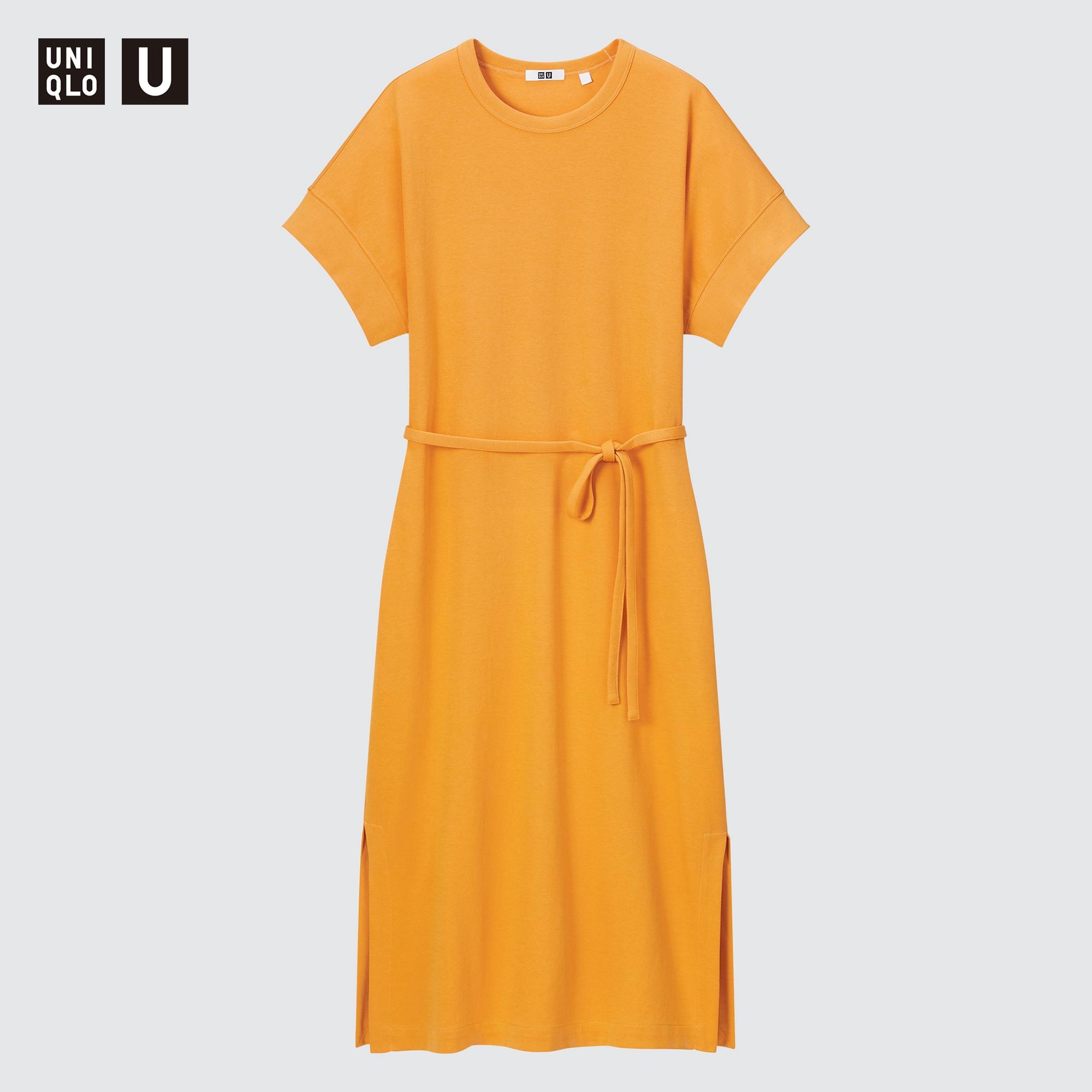 Uniqlo orange cheap dress