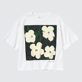 Check styling ideas for「Andy Warhol Flowers Collection UT (Short-Sleeve  Graphic T-Shirt)、AIRism Soft Pocket Biker Shorts (8)」