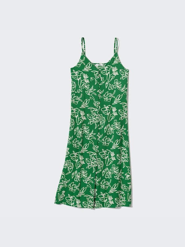 Gaun Kamisol Flare Kancing