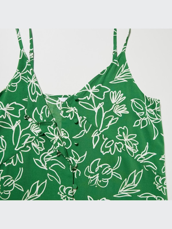 Gaun Kamisol Flare Kancing