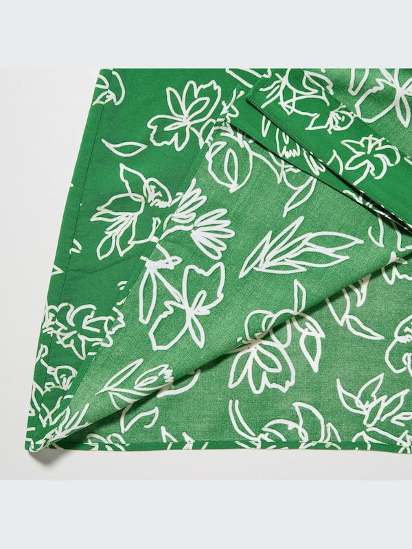 Gaun Kamisol Flare Kancing