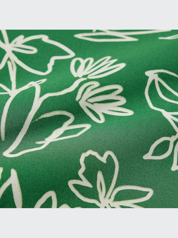 Gaun Kamisol Flare Kancing