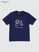 PEACE FOR ALL Lisa Larson Áo Thun Ngắn Tay