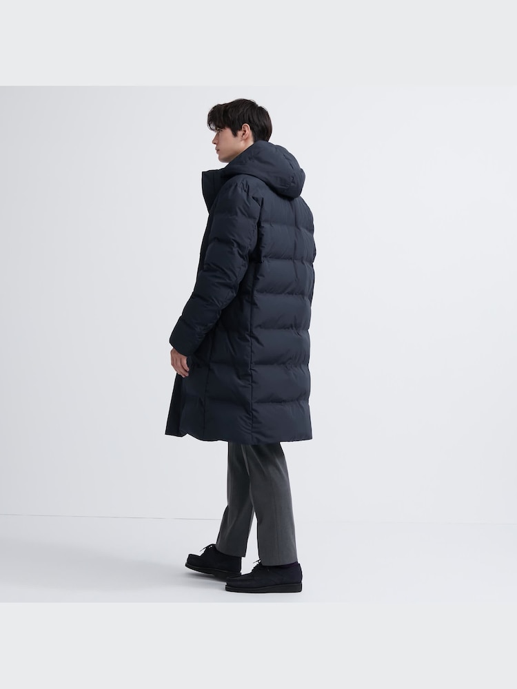 UNIQLO ユニクロ シームレス ダウンコート L ブラック メンズ
