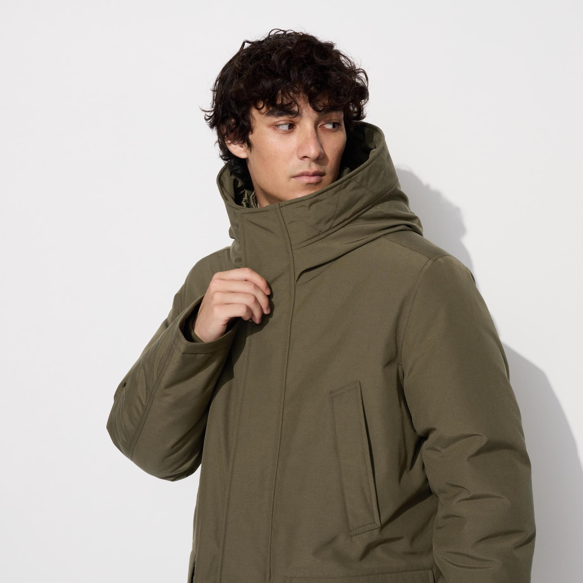 Down sale hooded coat