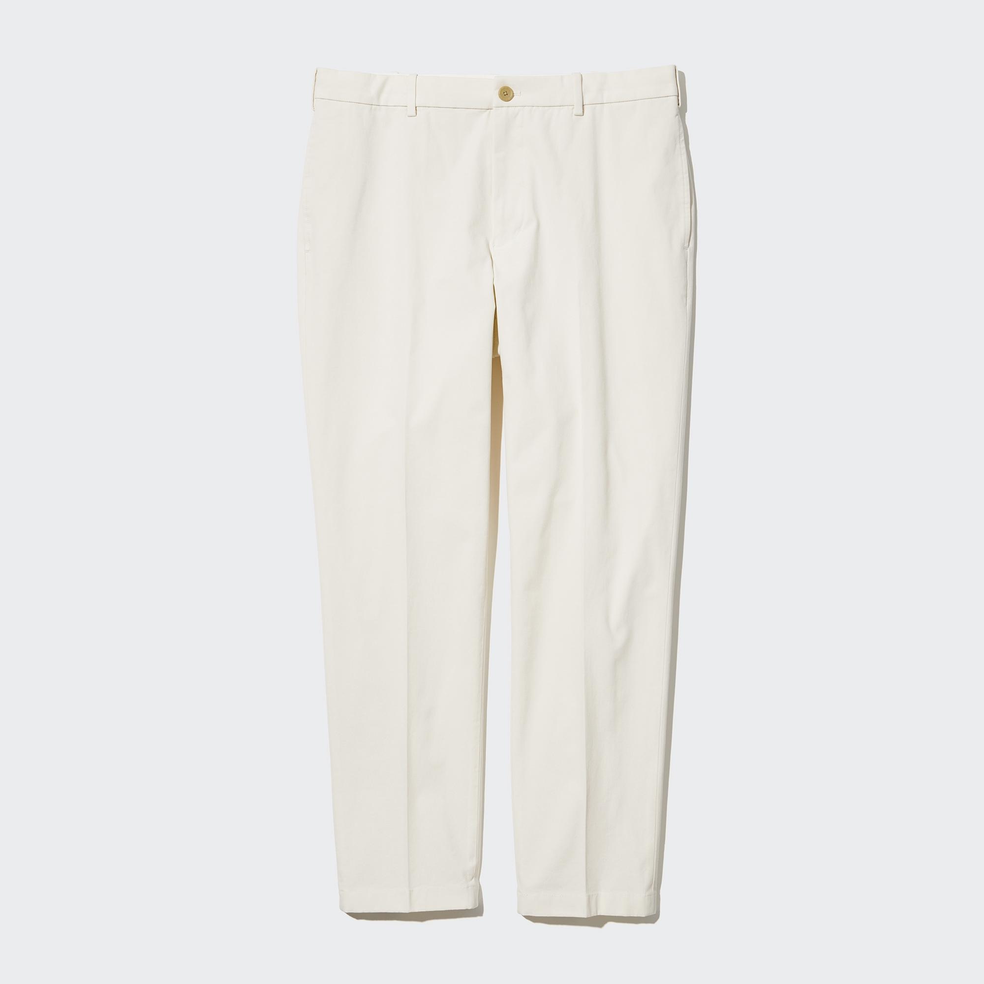 Mens white ankle on sale pants