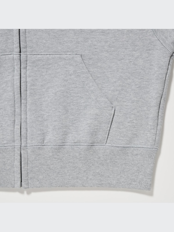 Áo Khoác Nỉ Có Mũ Kéo Khóa Dài Tay