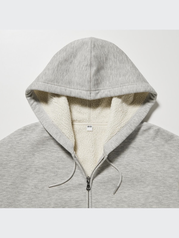 Áo Nỉ Có Mũ Lót Lông Kéo Khoá Dài Tay