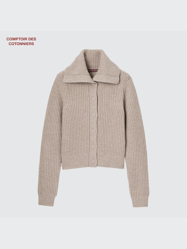 ウールビッグカラーカーディガン（コントワーデコトニエ）