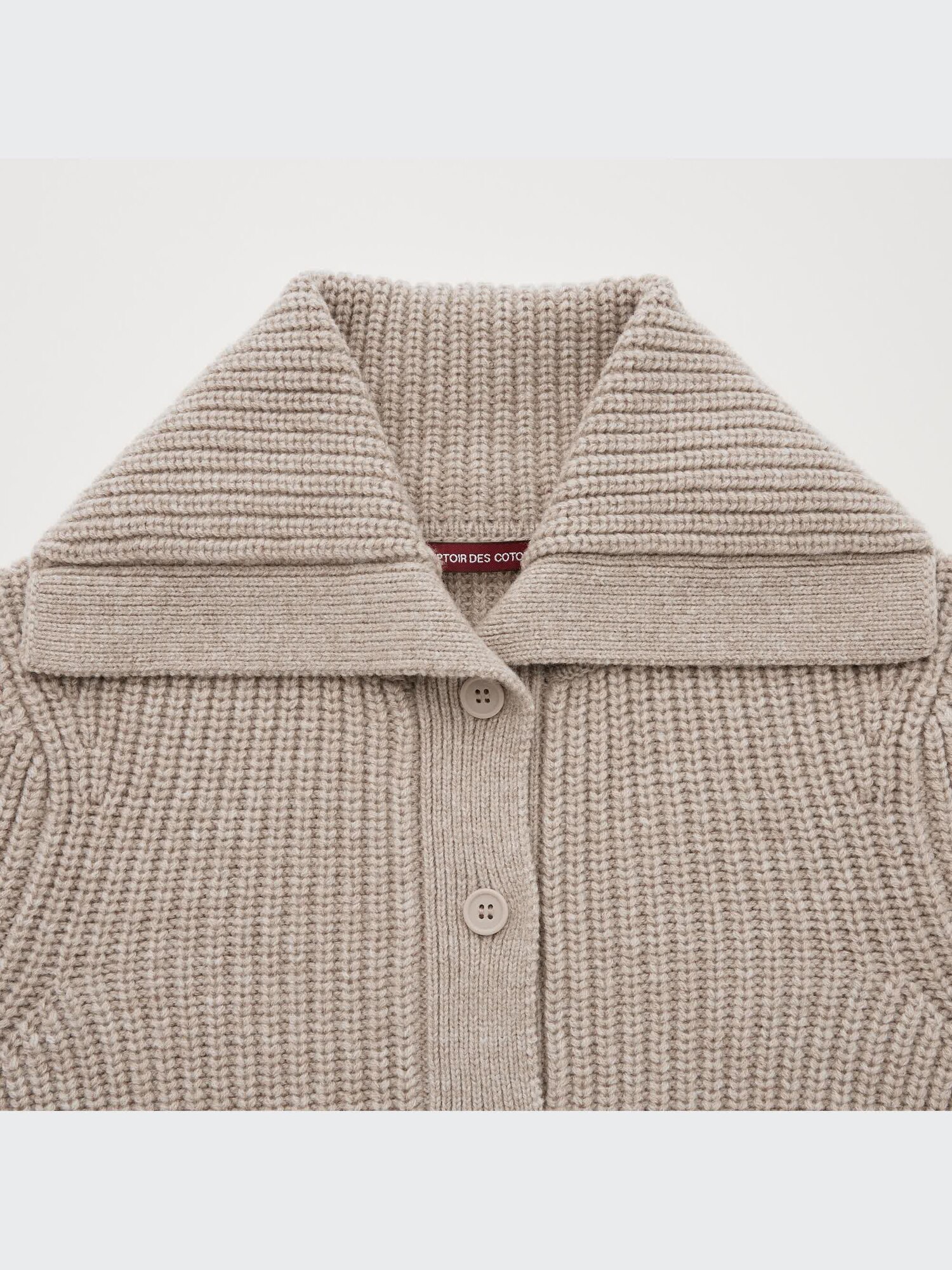 ユニクロ公式 | ウールビッグカラーカーディガン（コントワーデコトニエ）